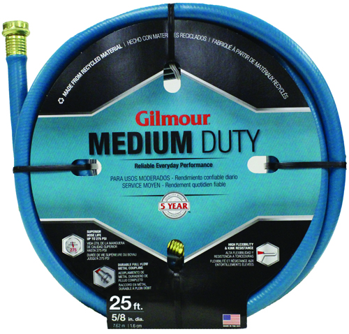 Gilmour 15058025 Garden Hose, 25 ft L, Vinyl