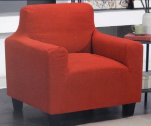 Supreme Living Chair Stretch Slipcover, Red