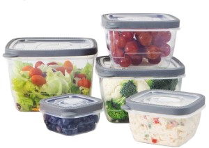 Kitchen Details Square Food Storage Containers | 10 piece