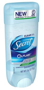 Secret Outlast XTEND Clear Gel Antiperspirant & Deodorant | Unscented |