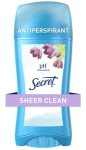 Secret Solid Invisible Deodorant |Shower Fresh |2.6oz