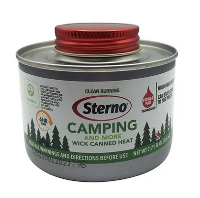 Sterno 6 Hour Camping Wick Canned Heat
