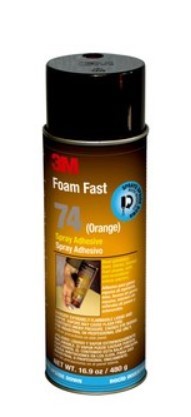 3M Foam Fast 74 Polyurethane Foam Orange Foam | 24 fl oz