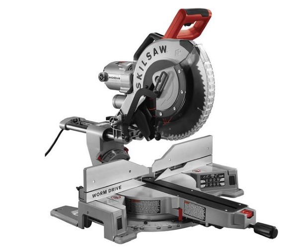 SAW MITER DUAL-BVL WORM DRIVE