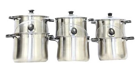 Neware Stainless Steel Stock Pots | 12 piece