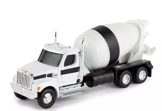 1/64 Collect N Play Western Star Cement Mixer Truck