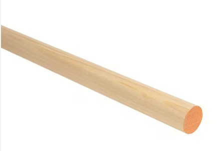 HILLMAN 417702 DOWEL ROD | 1/2" X 36" | OAK BURNT ORANGE