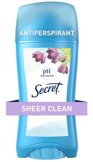 Secret Solid Invisible Deodorant |Shower Fresh |2.6oz