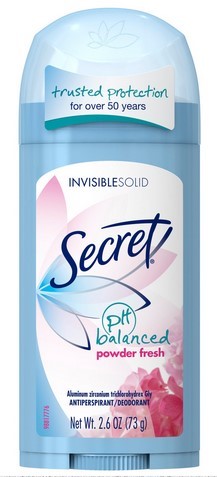 Secret Invisible Solid Antiperspirant and Deodorant | Powder Fresh | 2.6oz