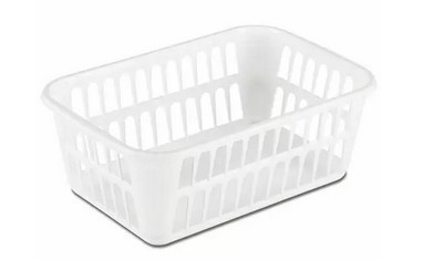 Sterilite Storage Basket |11.25" x 8 x 4.25" | White