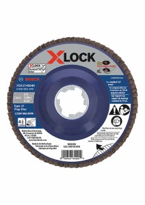 Bosch FDX2745040 Flap Discs 4-1/2"  40 Grit X-Lock