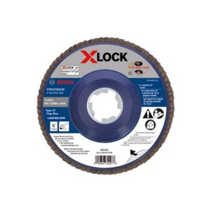 Bosch FDX2750060 Flap Discs 5" 60 Grit X-Lock