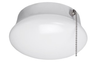 ETI 54606242 Spin Light Fixture, LED Lamp, 11.5 W, 120 VAC, 830