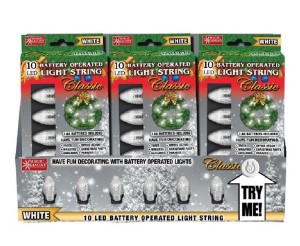 Magic Seasons 702653 Led White String Christmas Lights | 10 Count