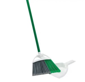 Precision Angle Broom W/Dustpan