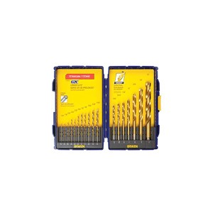 IRWIN 18PC DRILL BIT TITANIUM SP