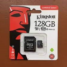 Kingston 128GB Canvas Select Plus Micro SDXC Card with SD Adapter