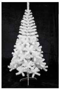 PVC CHRISTMAS TREE WITH 1000 TIPS | 7FT |  WHITE