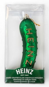 HEINZ GREEN PICKLE FIGURINE ORNA