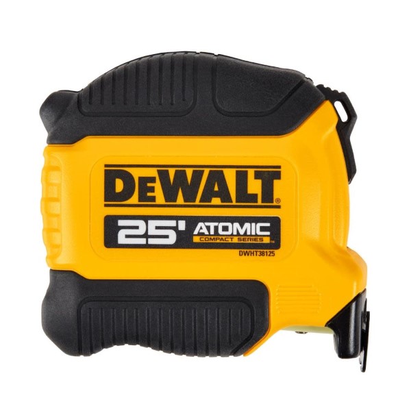 DeWALT DWHT36107 Tape Measure Yellow 25 ft L x 1-1/8 in W Blade