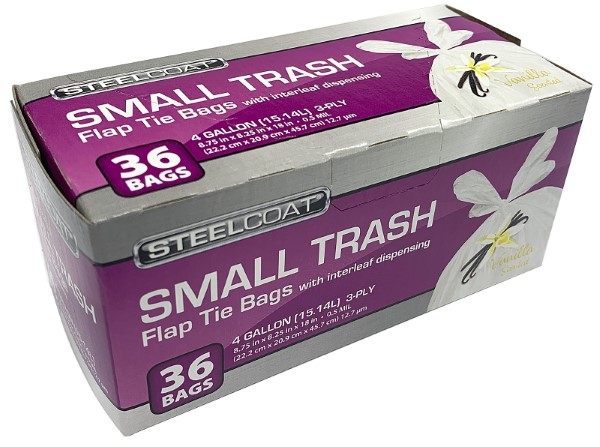 TRASH BAG FLAP VANILLA SCENT 4G