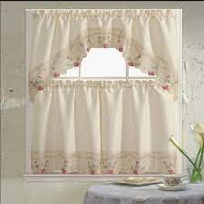 3PC WINDOW CURTAIN SET FLORAL