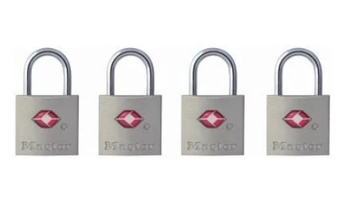 MASTER LOCK TSA LUGGAGE LOCK | 4 PACK