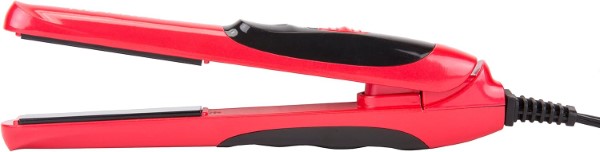 Travelon Mini Ceramic Flat Iron, Red