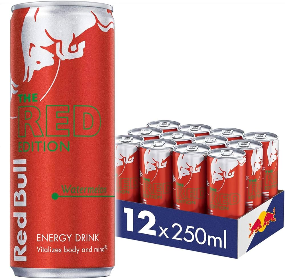 RED BULL ENERGY DRINK W-MELON 12