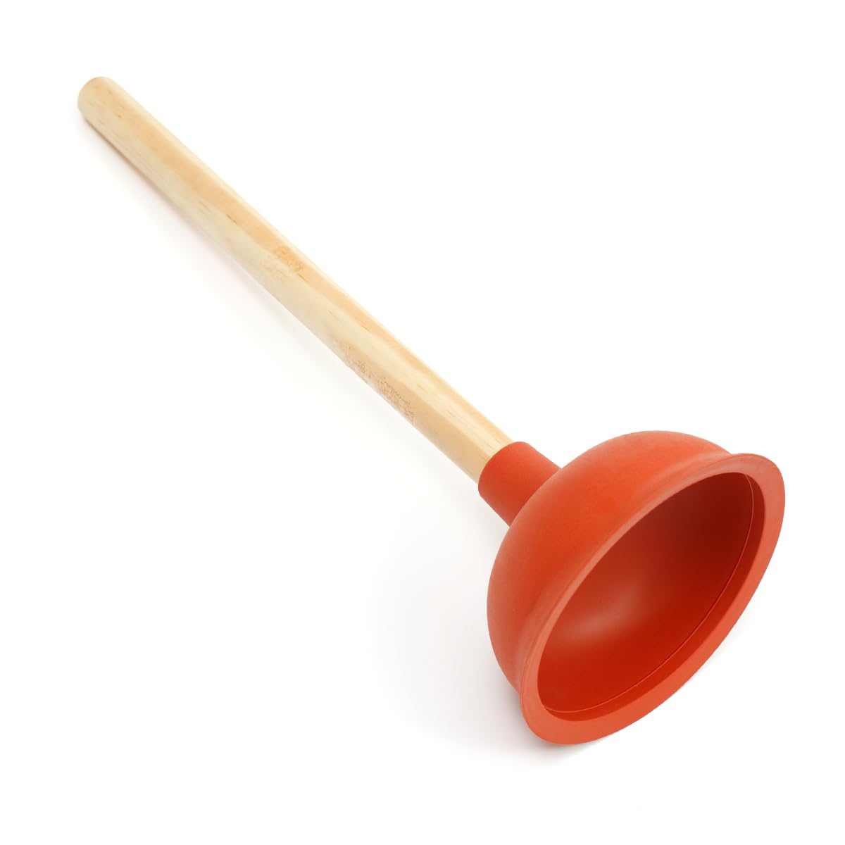 PLUNGER RED RUBBER 5"