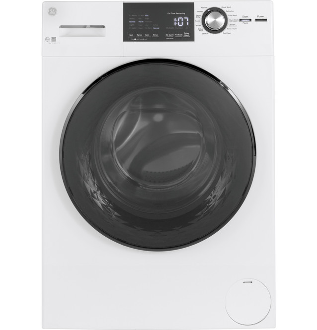 GE HE FNT/LOAD WASHER WHT 2.4CF