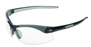 Zorge Safety Eyeglasses Clear Lens, Black Frame