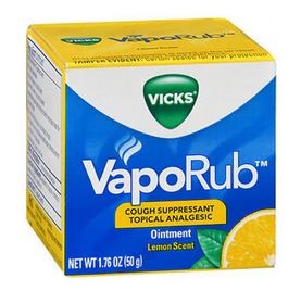 Vicks VapoRub Lemon Scent Topical Chest Rub & Analgesic Ointment | 1.76 oz