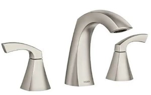 Moen Lindor Brushed Nickel Widespread Bathroom Sink Faucet 8 - 16 in.