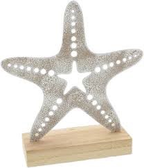 STARFISH TABLE DECOR WHITE