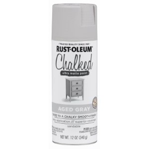 PAINT SPRAY CHALK ED AGED GRAY