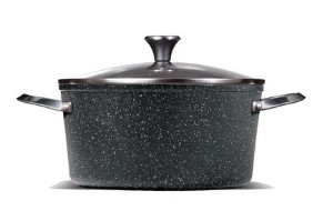 STARFRIT THE ROCK ONE-POT STOCK POT WITH LID | 7.2 QT | BLACK