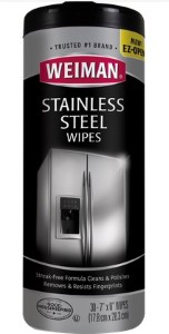 Weiman Stainless Steel Cleaning Wipes | 30 Count