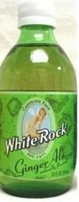 WHITE ROCK GINGER ALE BOTTLE 10Z