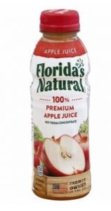 FLORIDA NAT APPLE JUICE 14oz