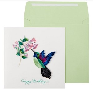 Hummingbird Quilling | Birthday Card