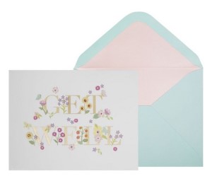 GW Lettering with Flowers | Get Well Card