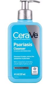 CeraVe Psoriasis Cleanser with Salicylic Acid Psoriasis Wash | Unscented | 8