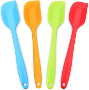 SILICONE SPATULA ASST COLOR