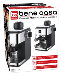 BENE CASA ESPRESSO MAKER 4CUP