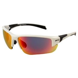 HERCULES 7 WHT FRAME RED  LENS