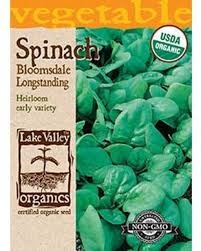 LV ORGANIC SPINACH BLOOMSDALE