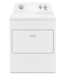 WHIRLPOOL GAS DRYER WHT 7CF