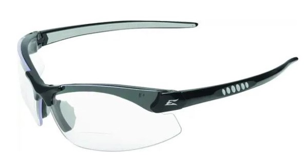 GLASSES SFTY BLK/CLR 1.5 ZORGE