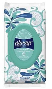 ALWAYS FEMENINE WIPES FRH/CLN 32